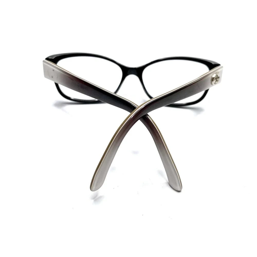 Gucci Black Gradient GG Logo Cat Eye Eyeglasses Italy GG 3569 L4E 52 12 135
